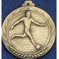 2.5" Stock Cast Medallion (Soccer Player/ Male)